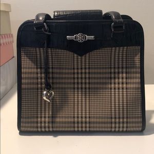 Brighton Plaid Leather Handbag